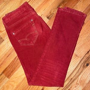 MAVI JEANS Velvet jeans. Low-rise,skinny